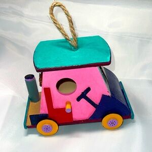 Birdhouse Indoor/Outdoor Handmade & Handpainted Golf Cart